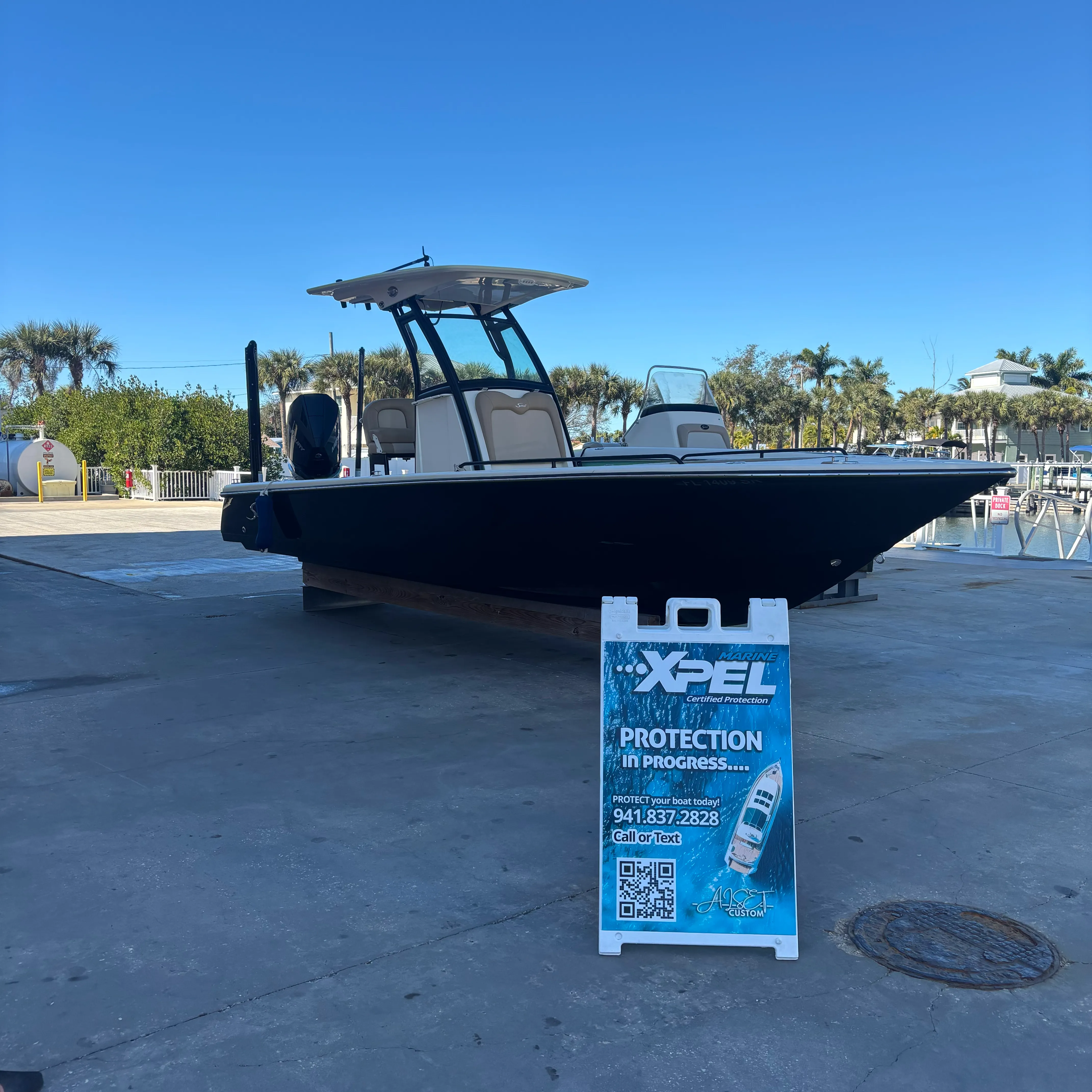 Boat protection install by Alset Custom