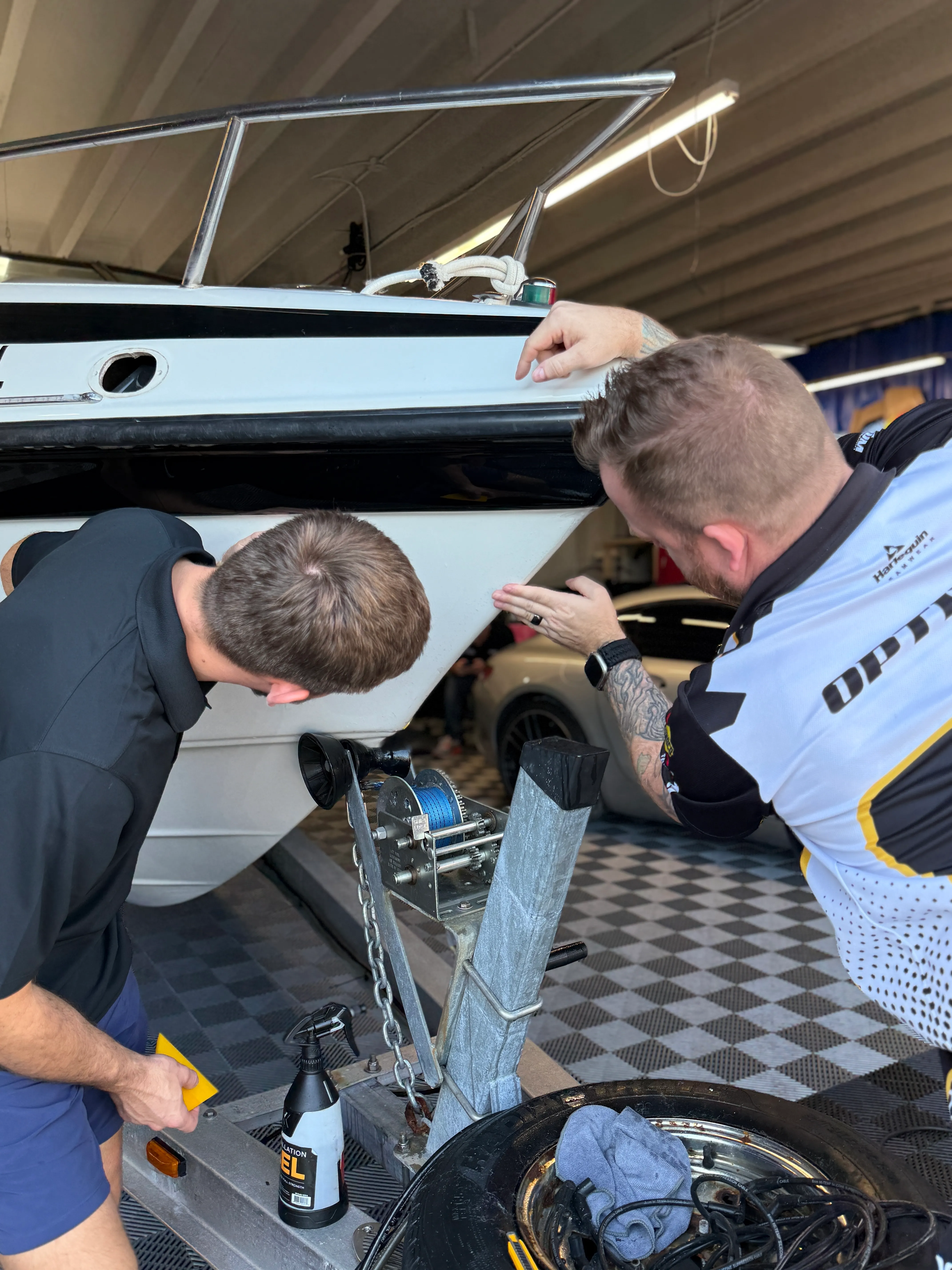 Boat protection install by Alset Custom