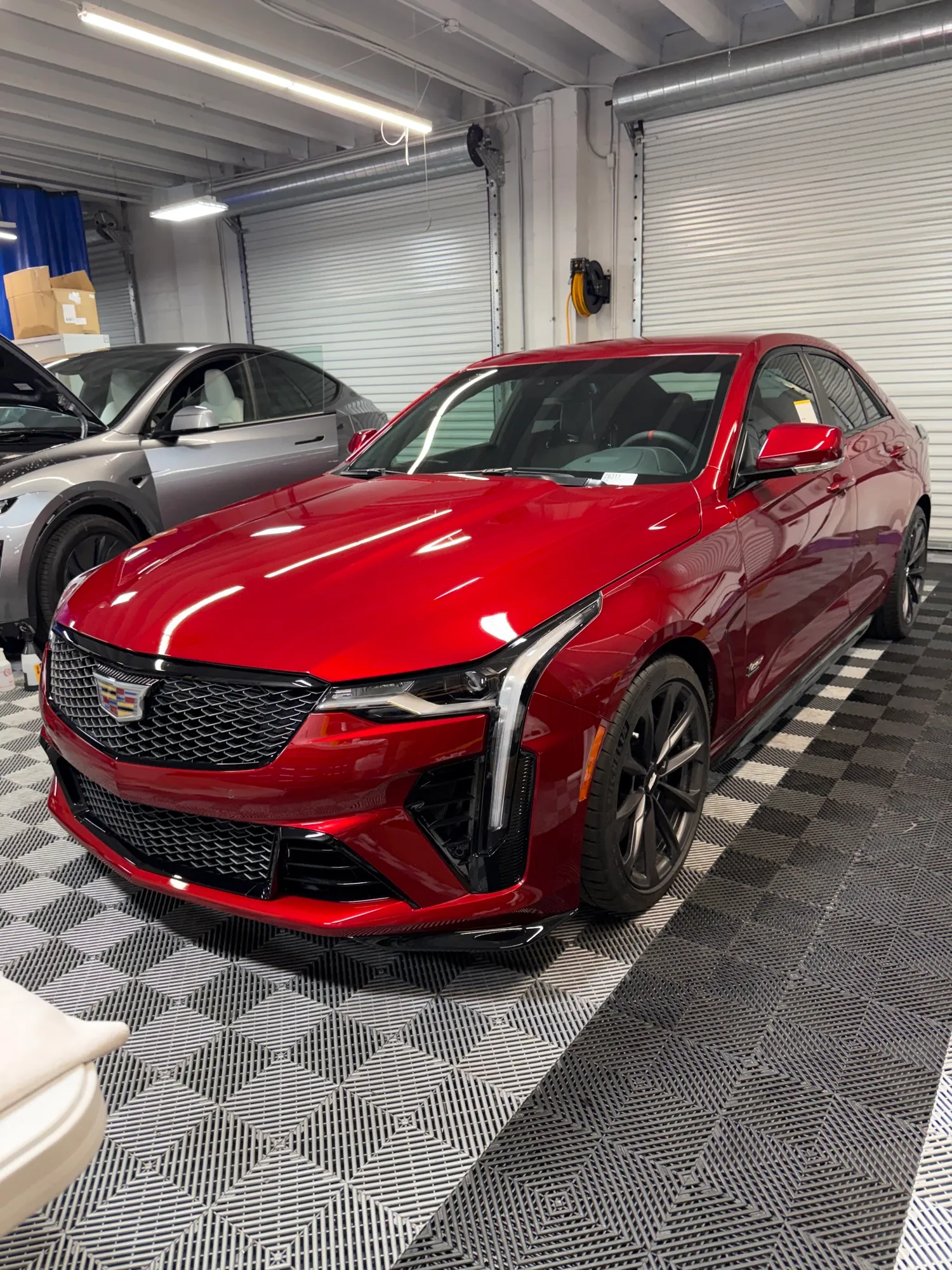Cadillac window tint install — Alset Custom Sarasota