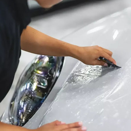 installing paint protection film ALSET Custom